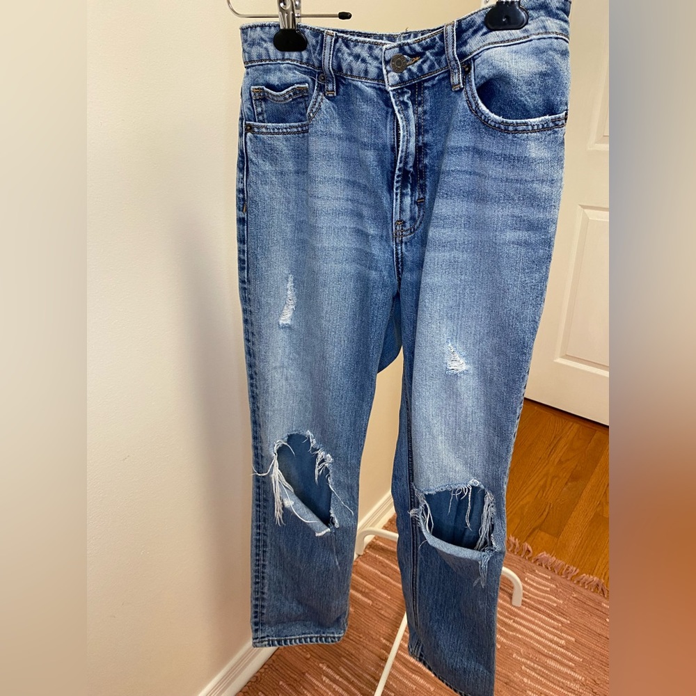Hidden Jeans | Distressed Blue Jeans